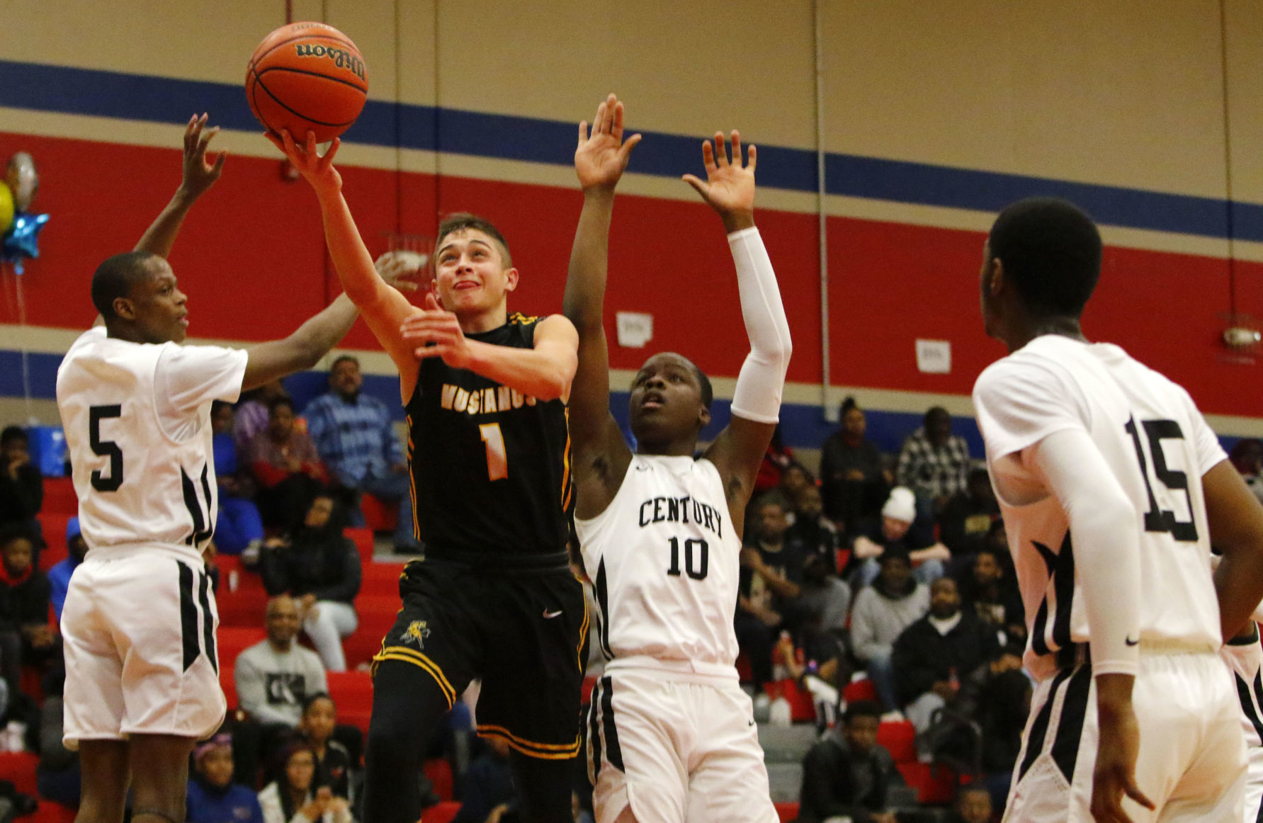 Kouts at 21st Century boys basketball